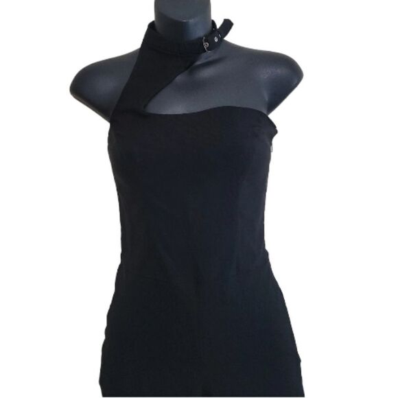 Asos Women's Black  One Shoulder Jumpsuits  Size 2 - Picture 4 of 8